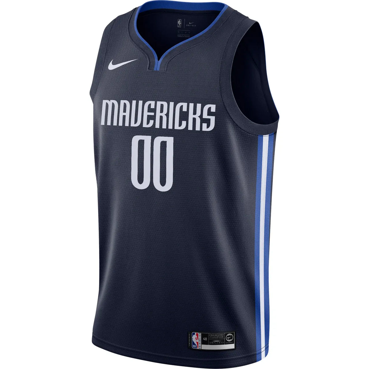 Mavericks Navy Custom Jersey nike - Hình 3