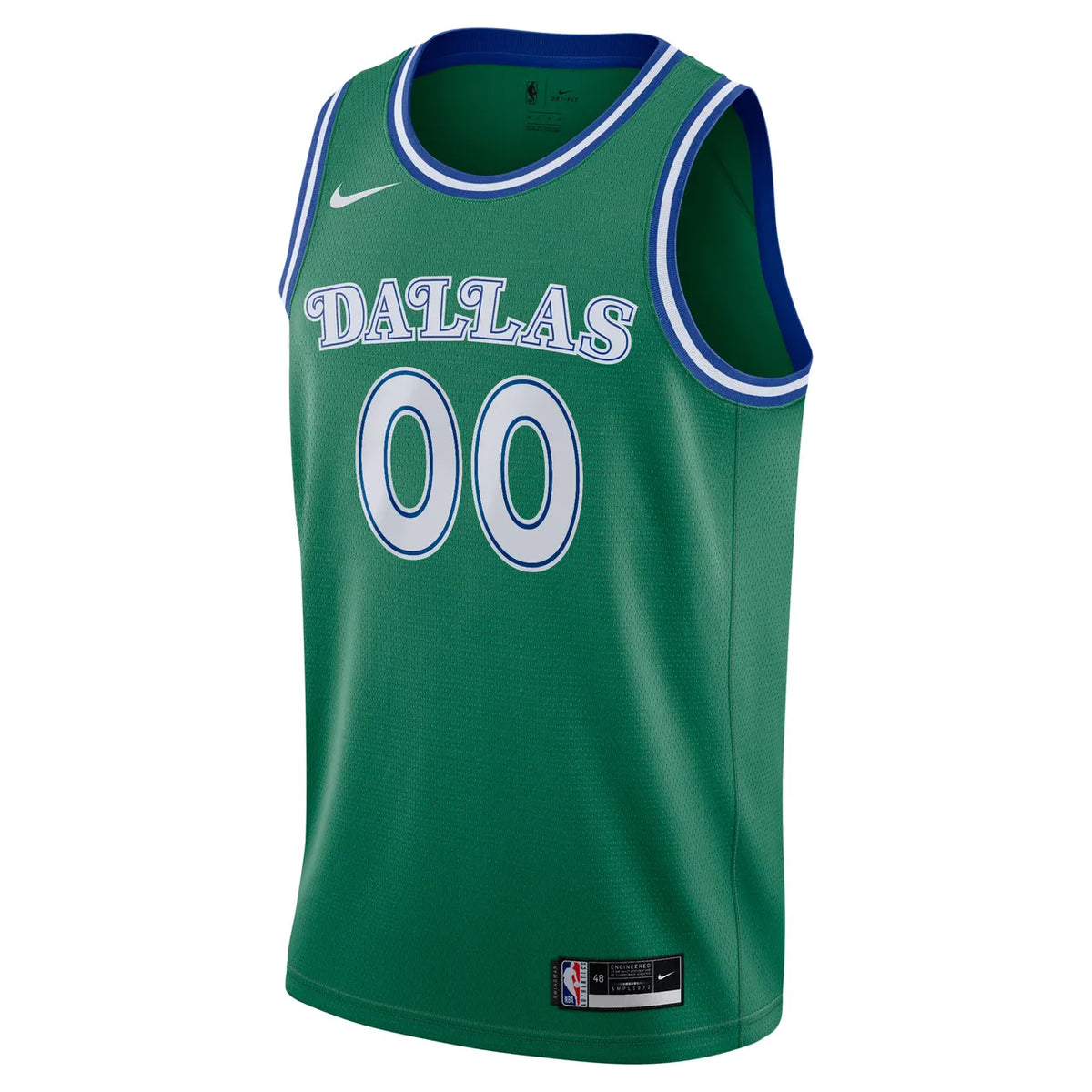 Dallas Mavericks Green Custom Jersey - Hình 3