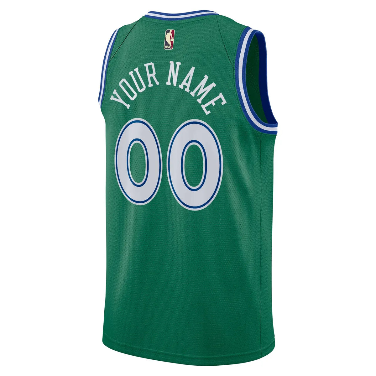 Dallas Mavericks Green Custom Jersey - Hình 4