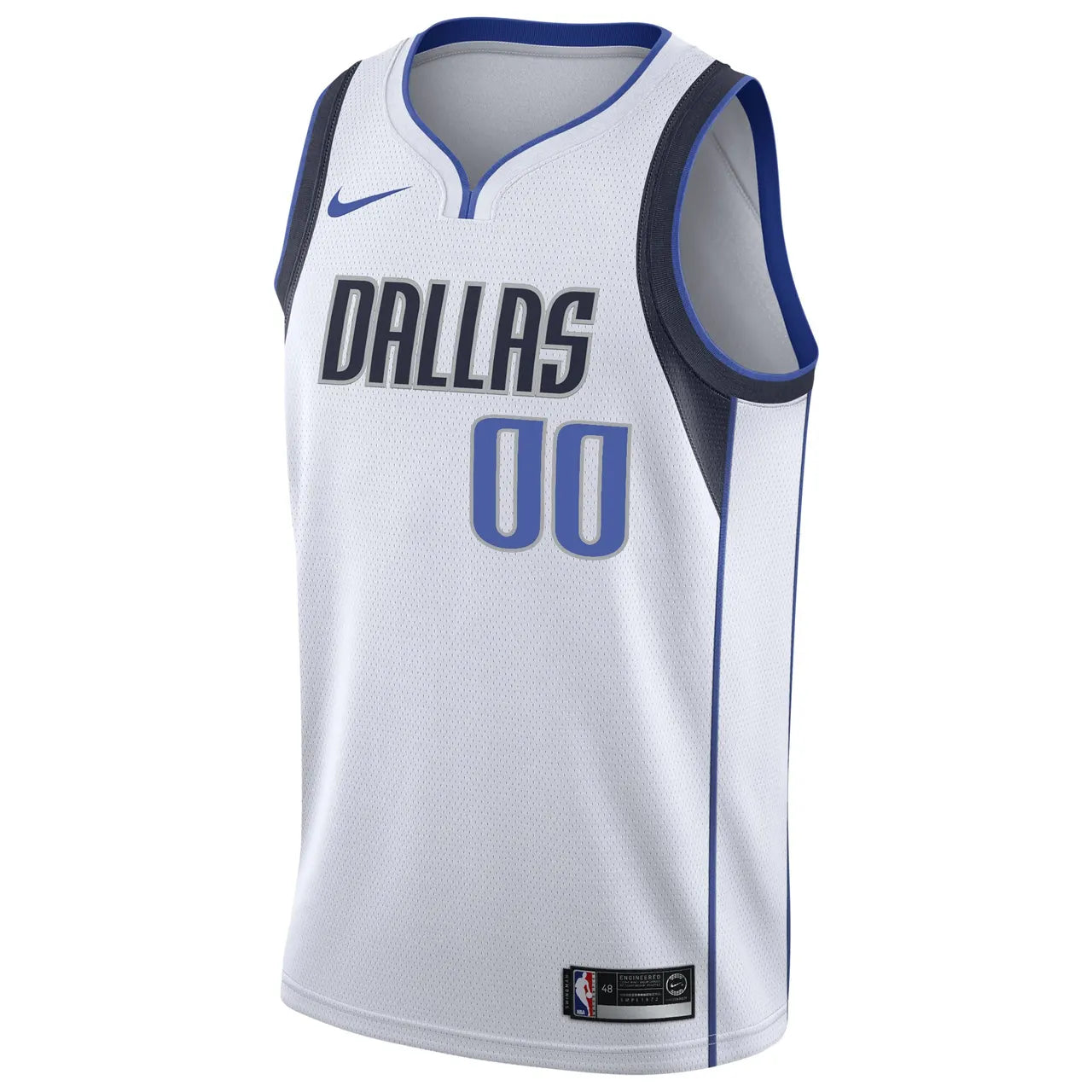 Nike Mavericks White Jersey custom - Hình 3
