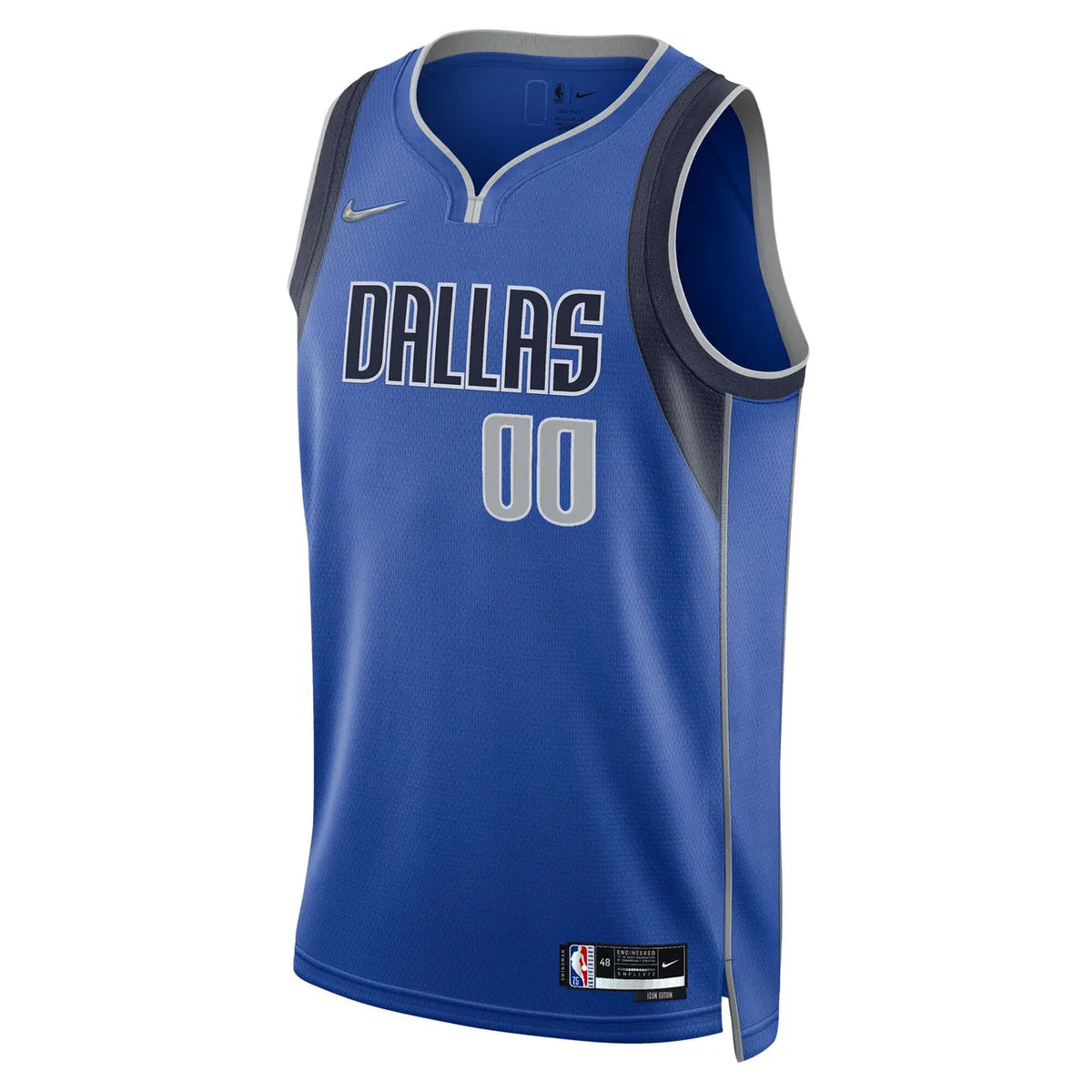 Mavericks Royal Blue Custom Jersey - Hình 3