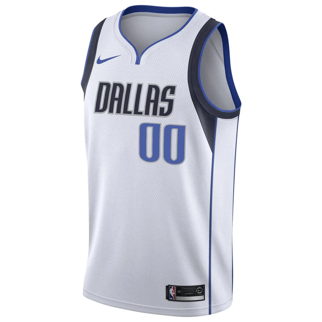 Mavericks White Custom Jersey nike - Hình 2