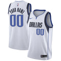 Mavericks White Custom Jersey nike