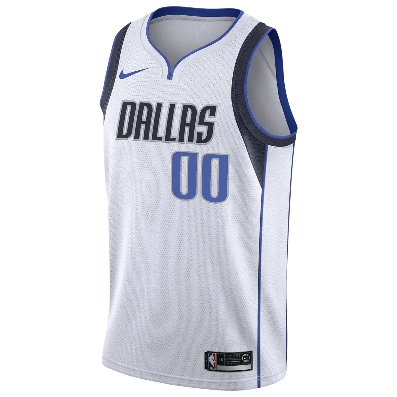 nike Mavericks White Custom Jersey - Hình 3