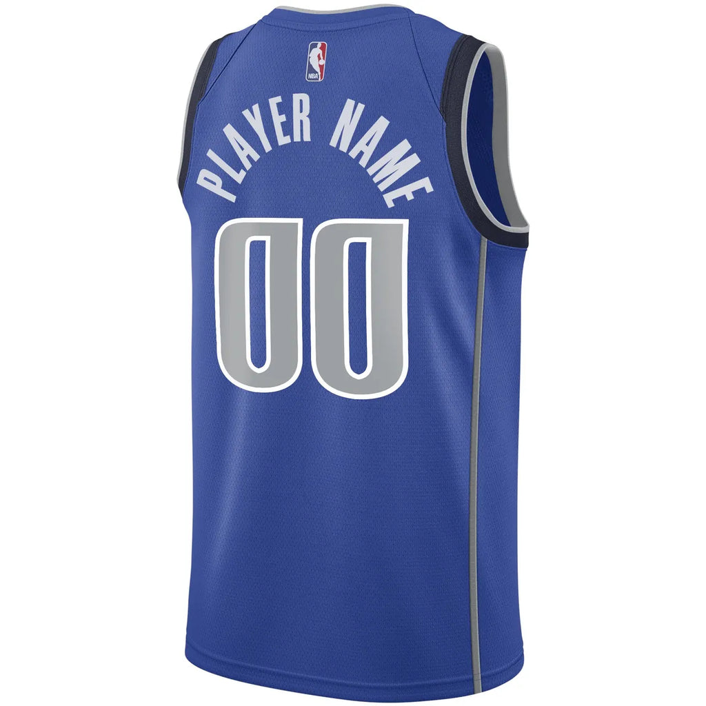 nike Dallas Mavericks Blue Jersey - Hình 4