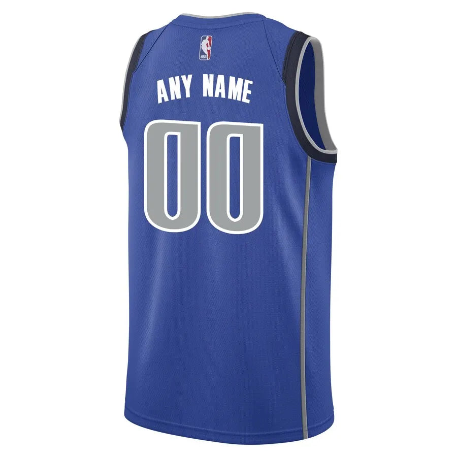 Mavericks Custom Blue Jersey - Hình 3