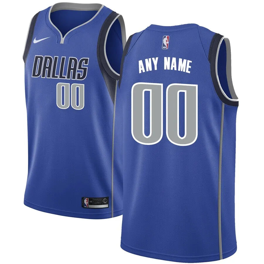 Mavericks Custom Blue Jersey