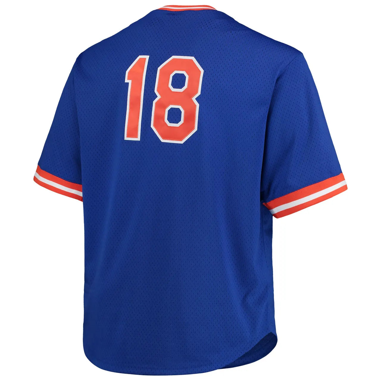 Mets Blue Throwback Jersey mitchell ness - Hình 4