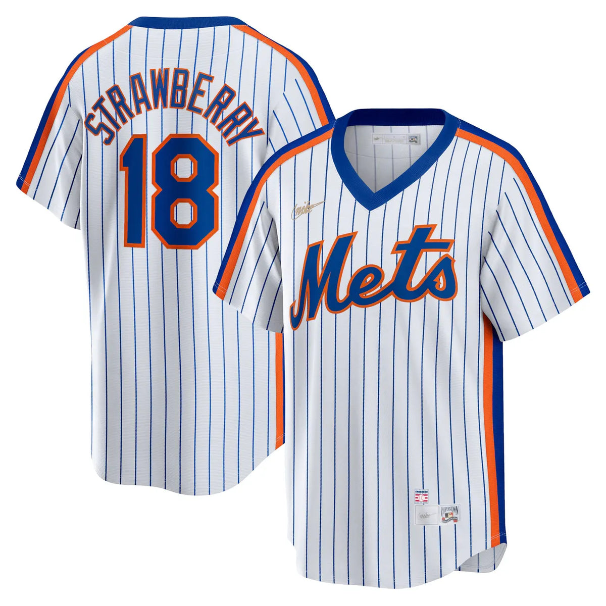 Strawberry #18 Mets Nike Jersey - Hình 2