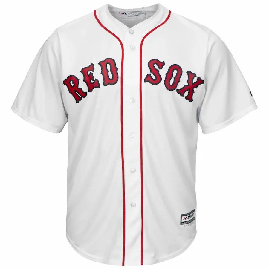 majestic Ortiz Red Sox White Jersey - Hình 2