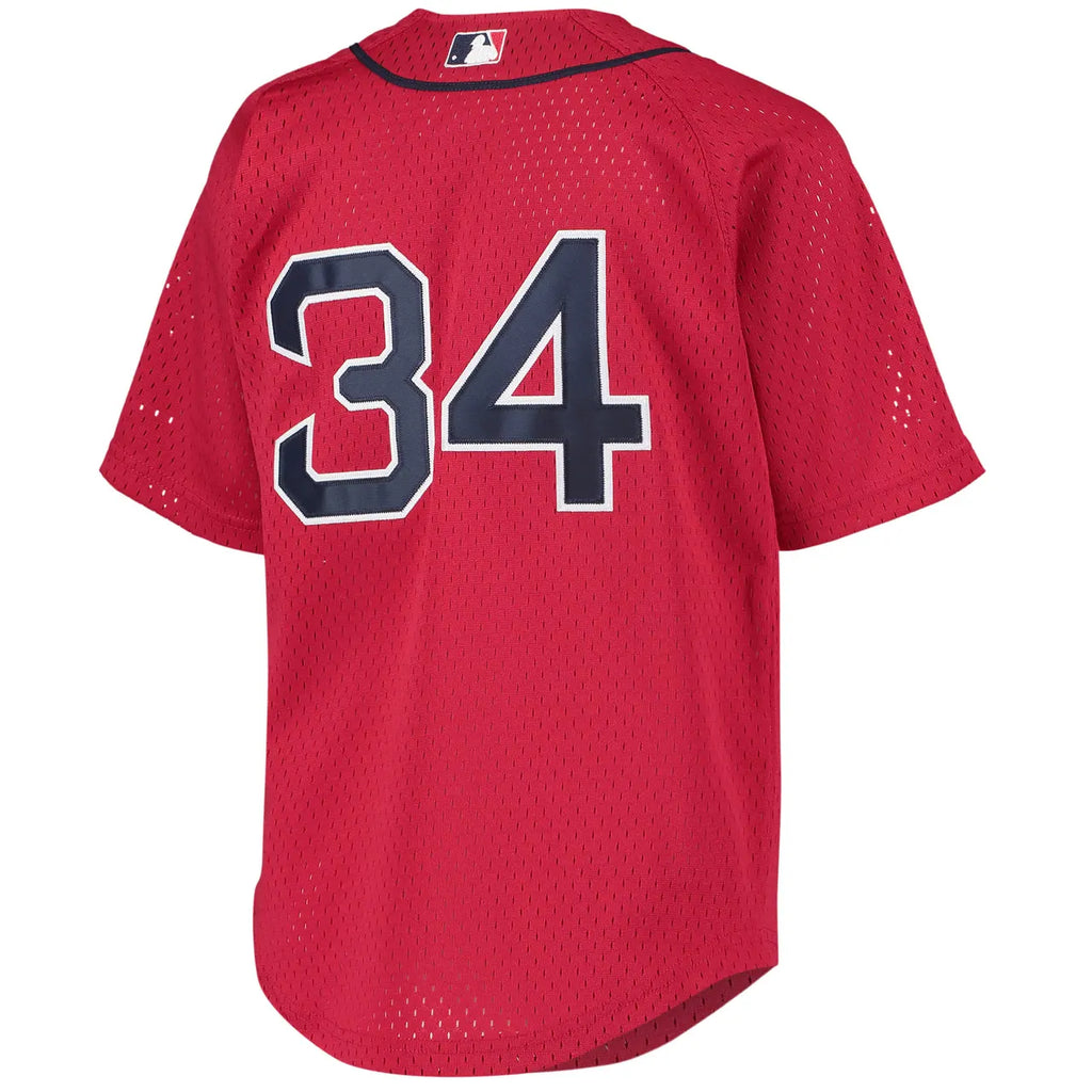 Mitchell & Ness Red Sox #34 Cooperstown Jersey - Hình 3