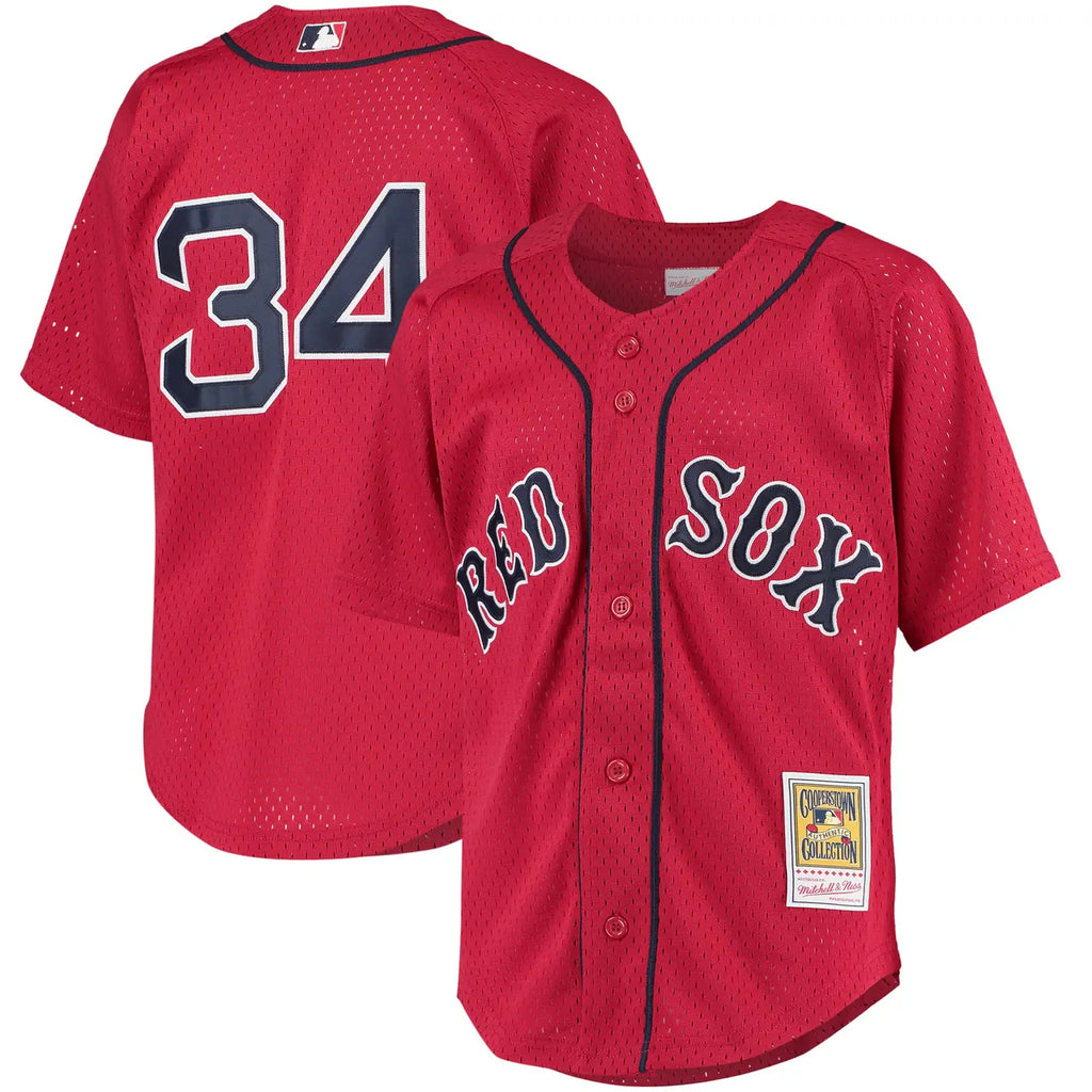 Mitchell & Ness Red Sox #34 Cooperstown Jersey - Hình 2