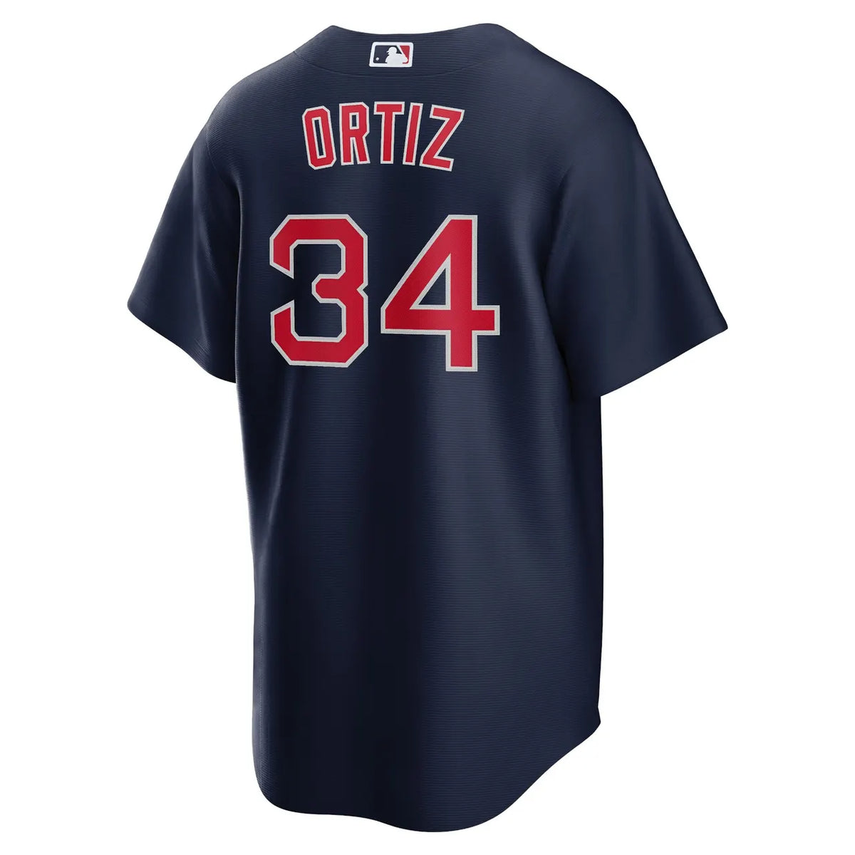 Ortiz #34 Red Sox Navy Jersey - Hình 4