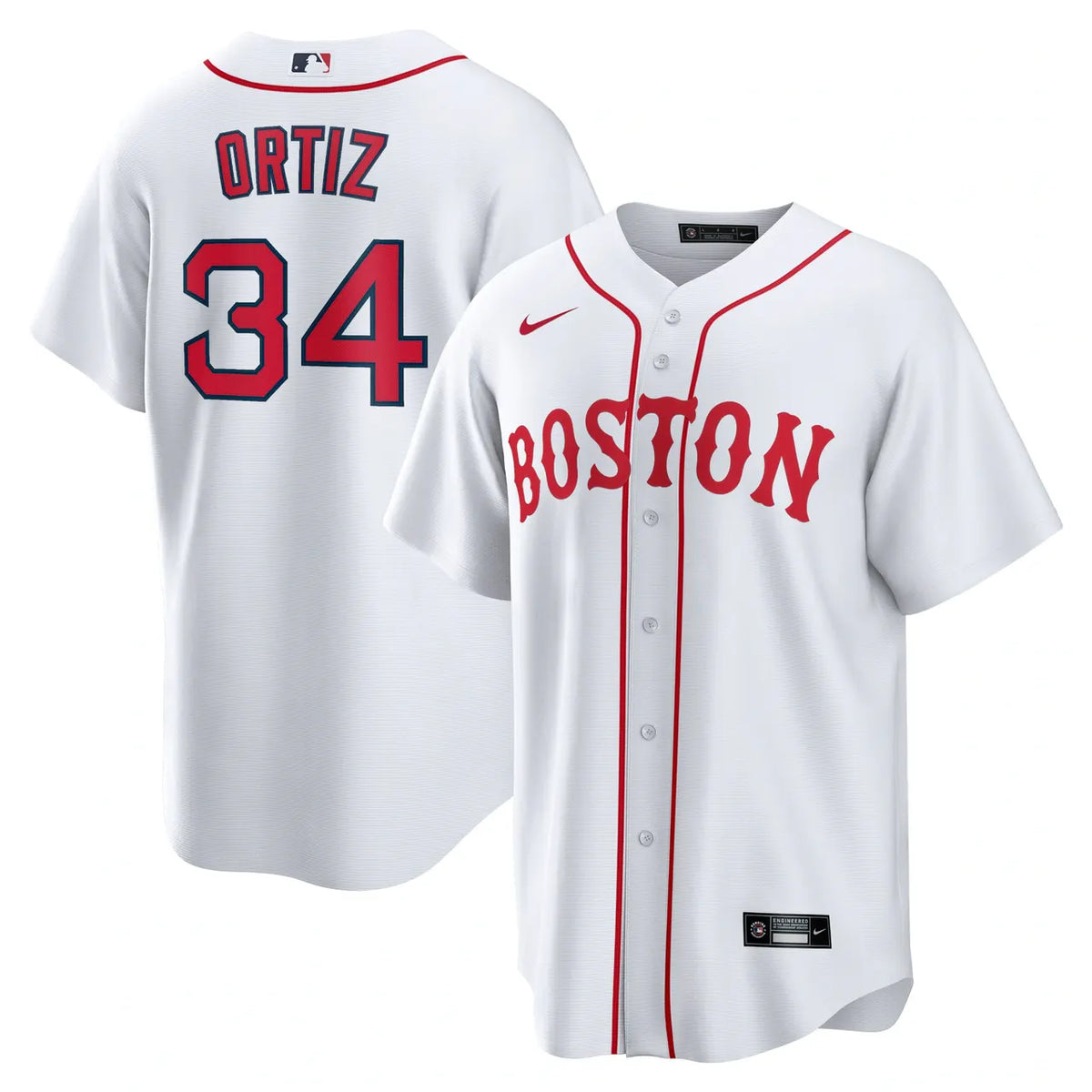 Ortiz #34 Red Sox Jersey nike - Hình 5