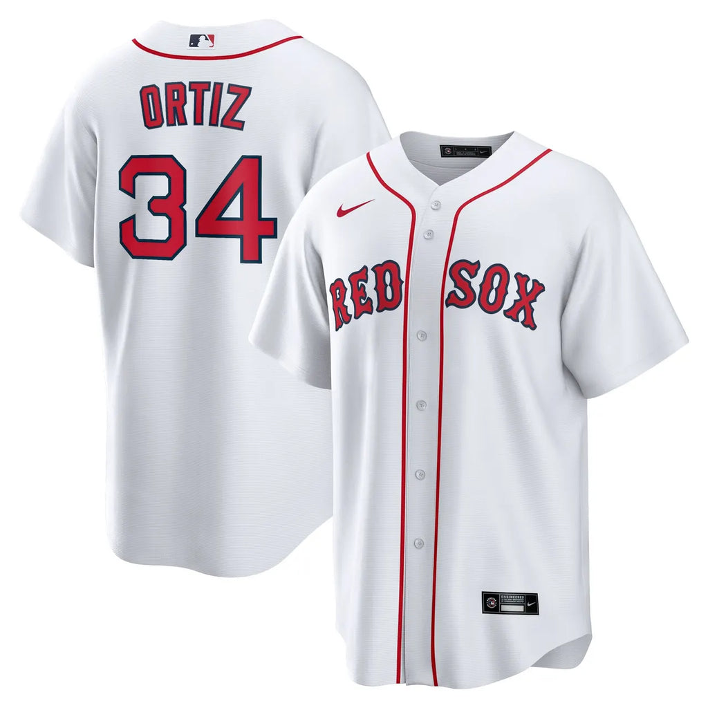 nike Ortiz #34 Red Sox Jersey - Hình 2