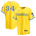 nike limited Boston Yellow City Connect Jersey
