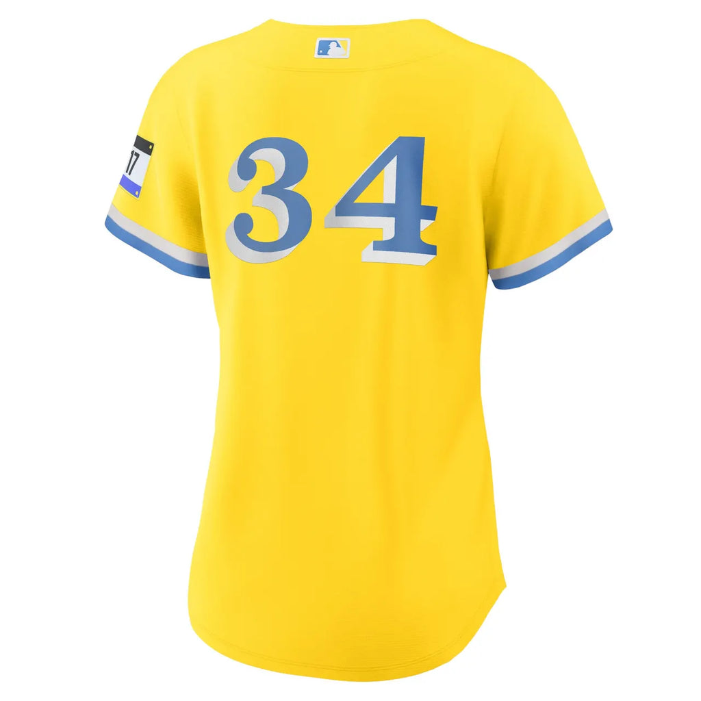 replica Nike Boston Yellow City Connect Jersey - Hình 4