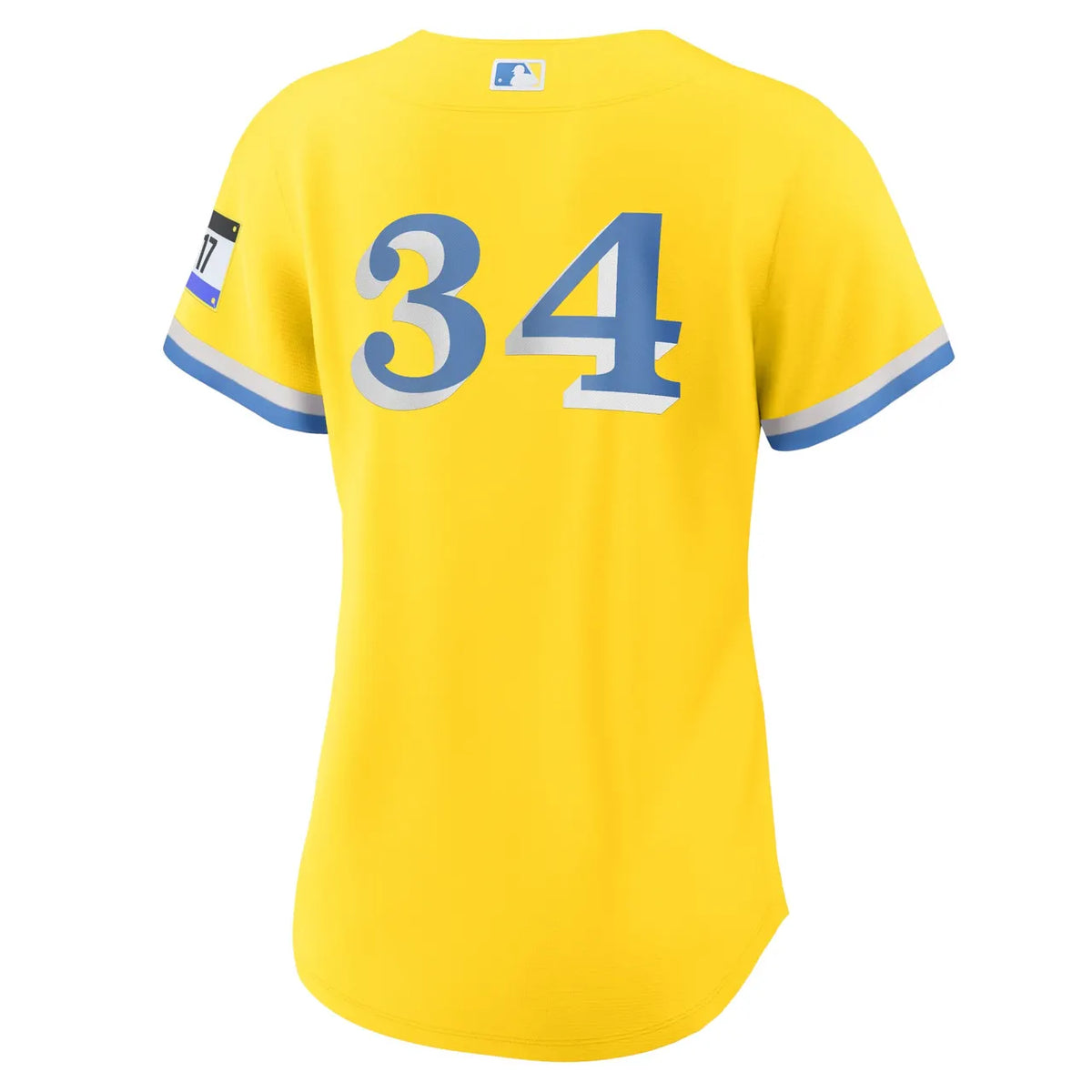 replica Nike Boston Yellow City Connect Jersey - Hình 4