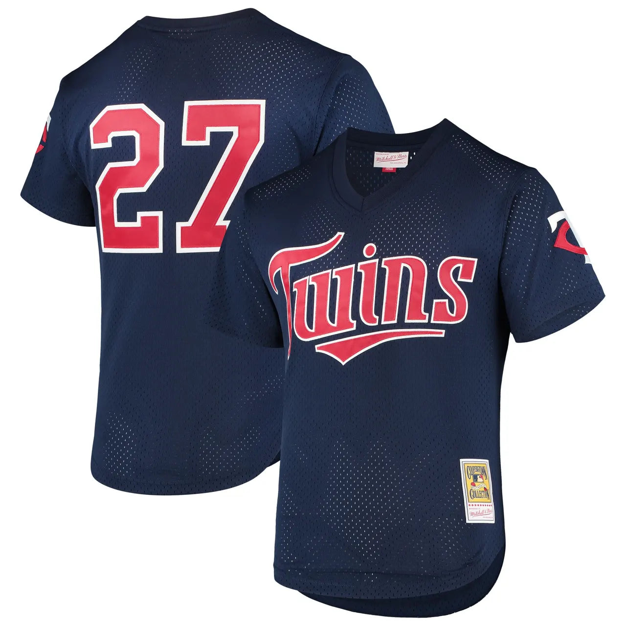 Mitchell & Ness Twins Navy Jersey cooperstown