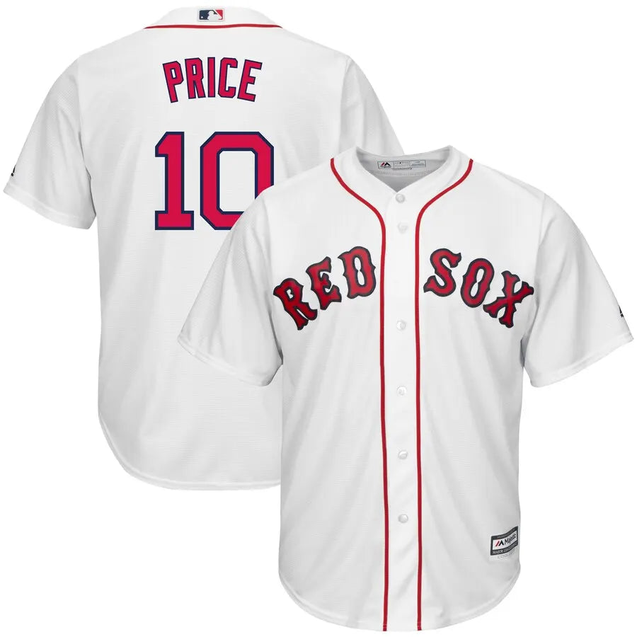 Price Red Sox White Jersey