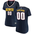 Nuggets Women's Navy Custom Jersey