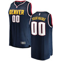 Nuggets Navy Custom Jersey Fanatics