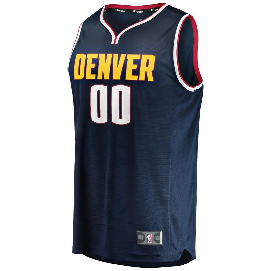 Nuggets Navy Custom Jersey Fanatics - Hình 2