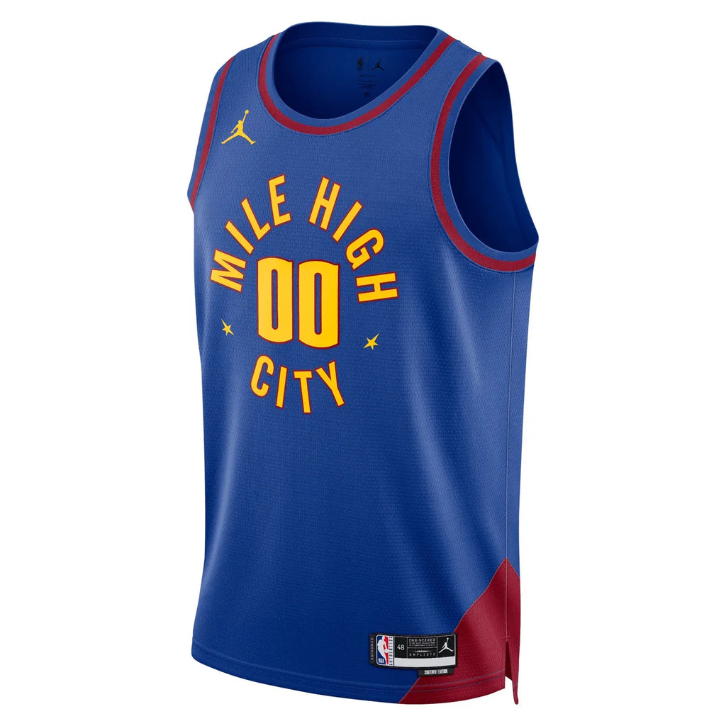 Denver Nuggets Blue Jersey - Hình 2