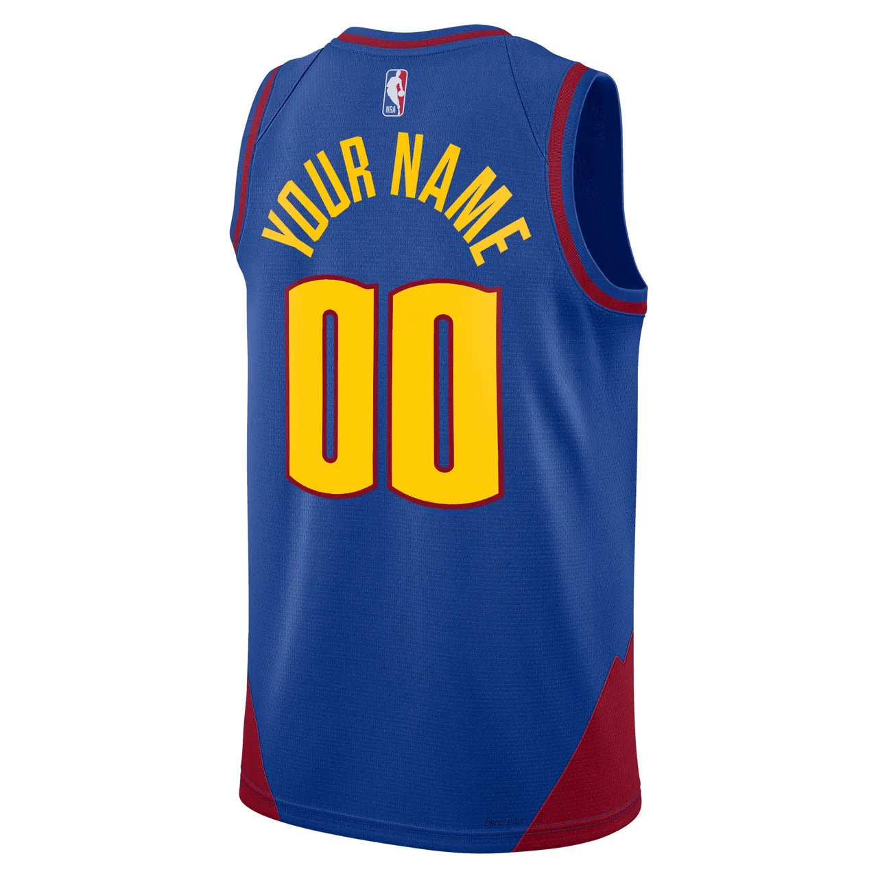 Denver Nuggets Blue Jersey - Hình 3