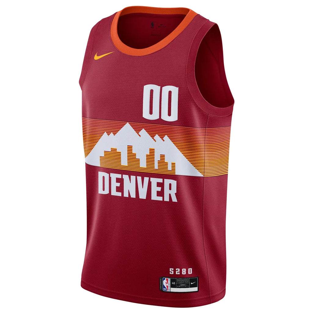 Nuggets Maroon City Jersey - Hình 3
