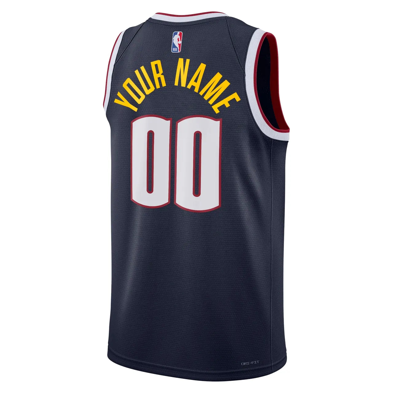 Nuggets Navy Custom Jersey nike - Hình 3