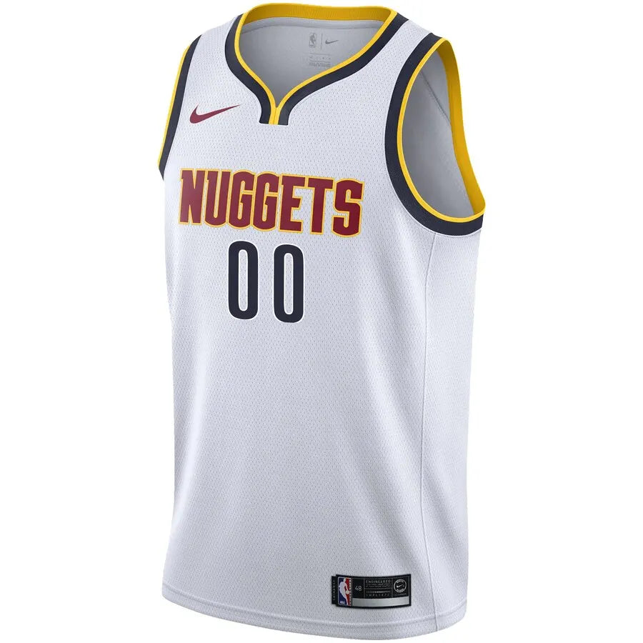 Nuggets White Custom Jersey nike - Hình 2