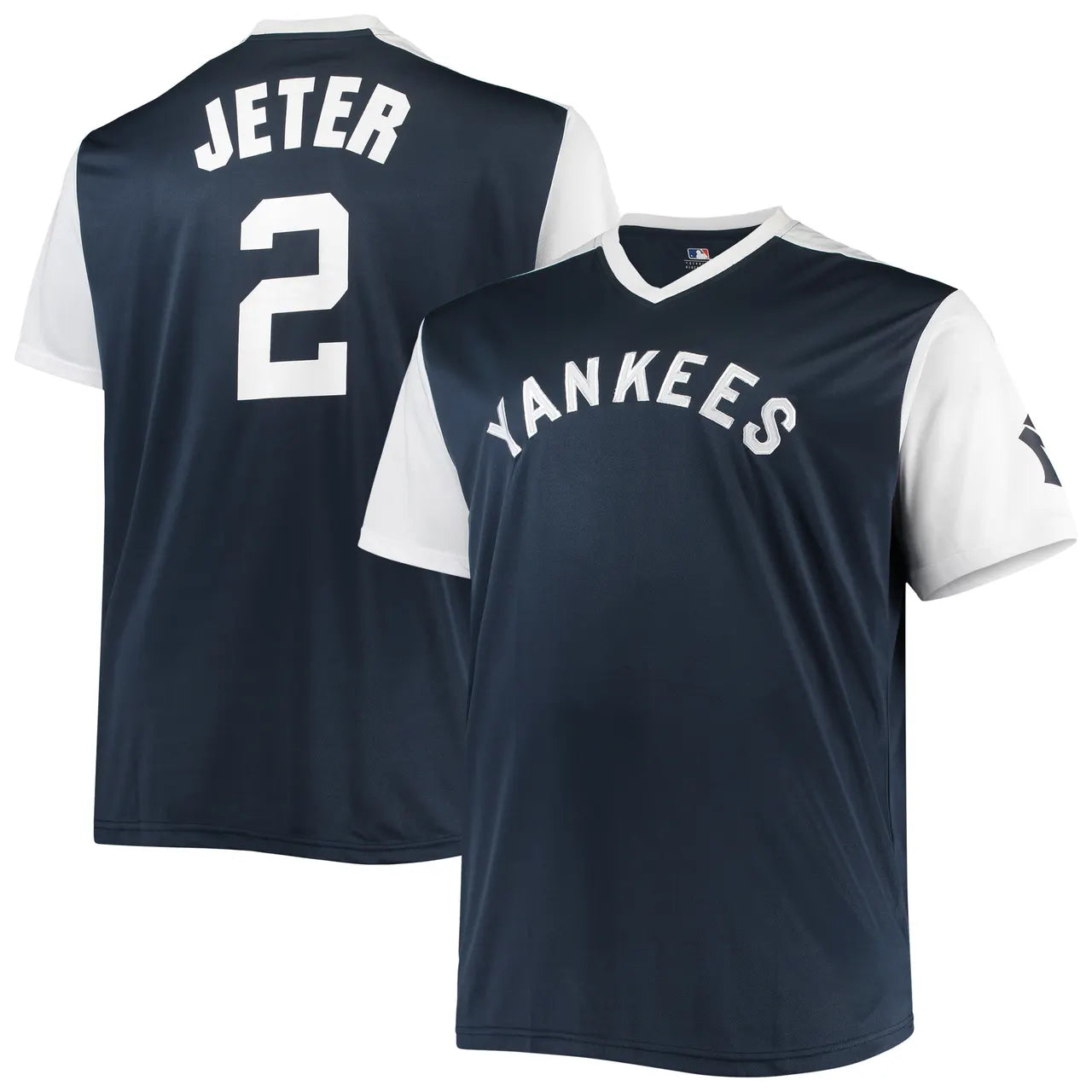 Jeter Yankees Navy & White Jersey