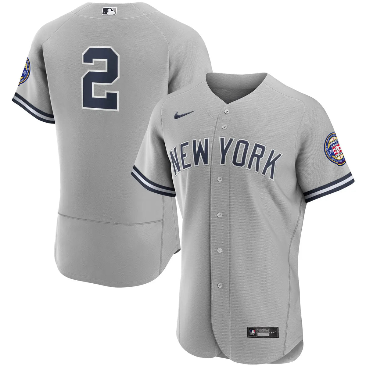 nike replica Yankees Gray Alternate Jersey
