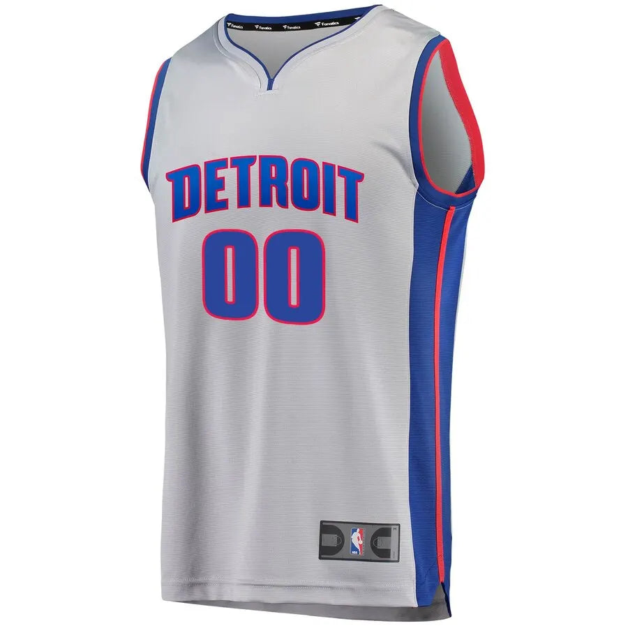 Custom Pistons White Jersey - Hình 2