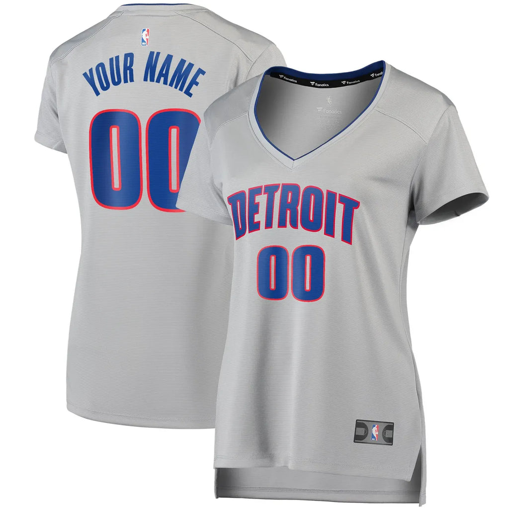 Pistons Gray Jersey Women