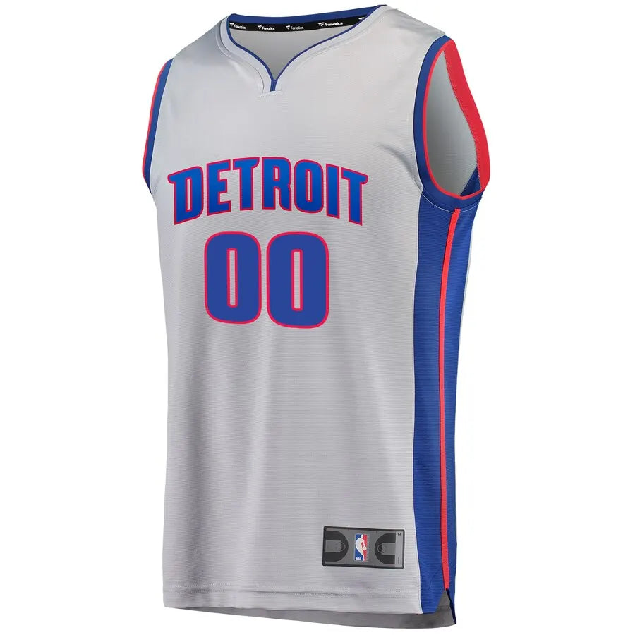 Pistons Custom White Jersey - Hình 2