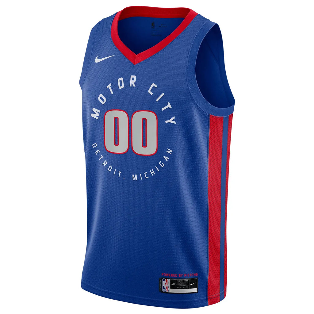 Detroit Pistons Blue Jersey - Hình 3