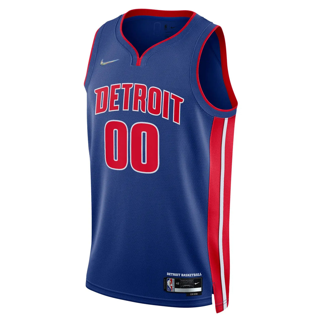 Pistons Custom Navy Jersey - Hình 2