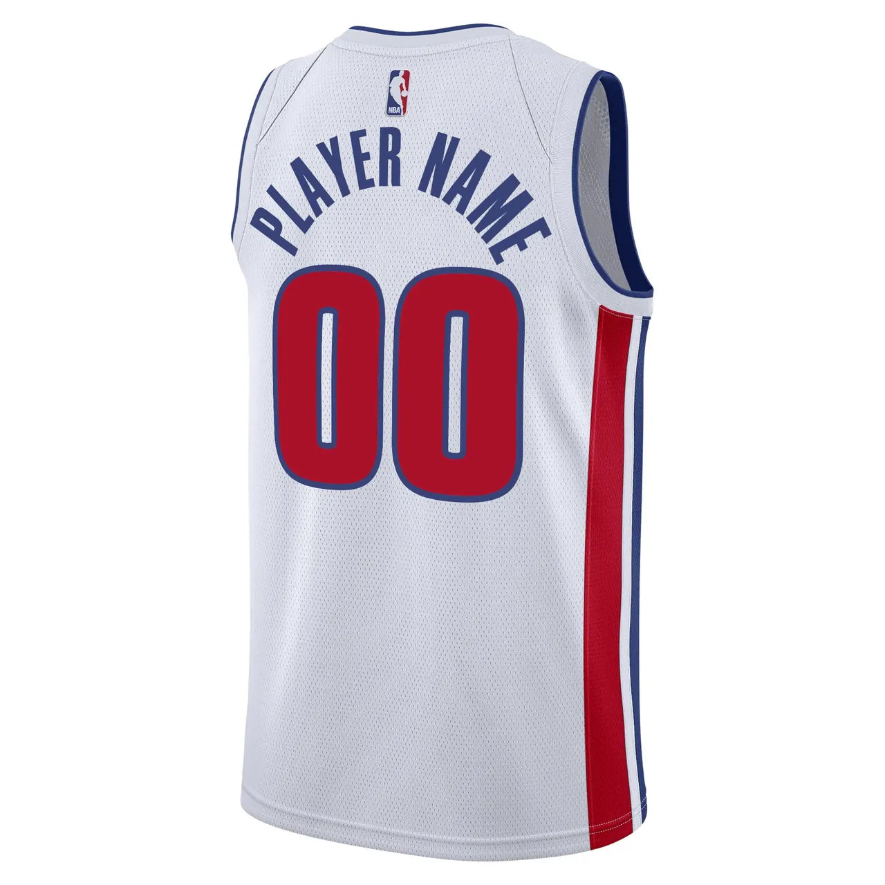 Pistons White Custom Jersey nike - Hình 3