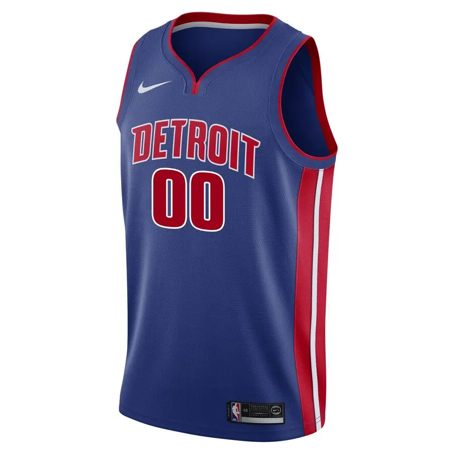 Pistons Blue Custom Jersey nike - Hình 2