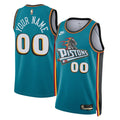 nike Pistons Teal Custom Jersey