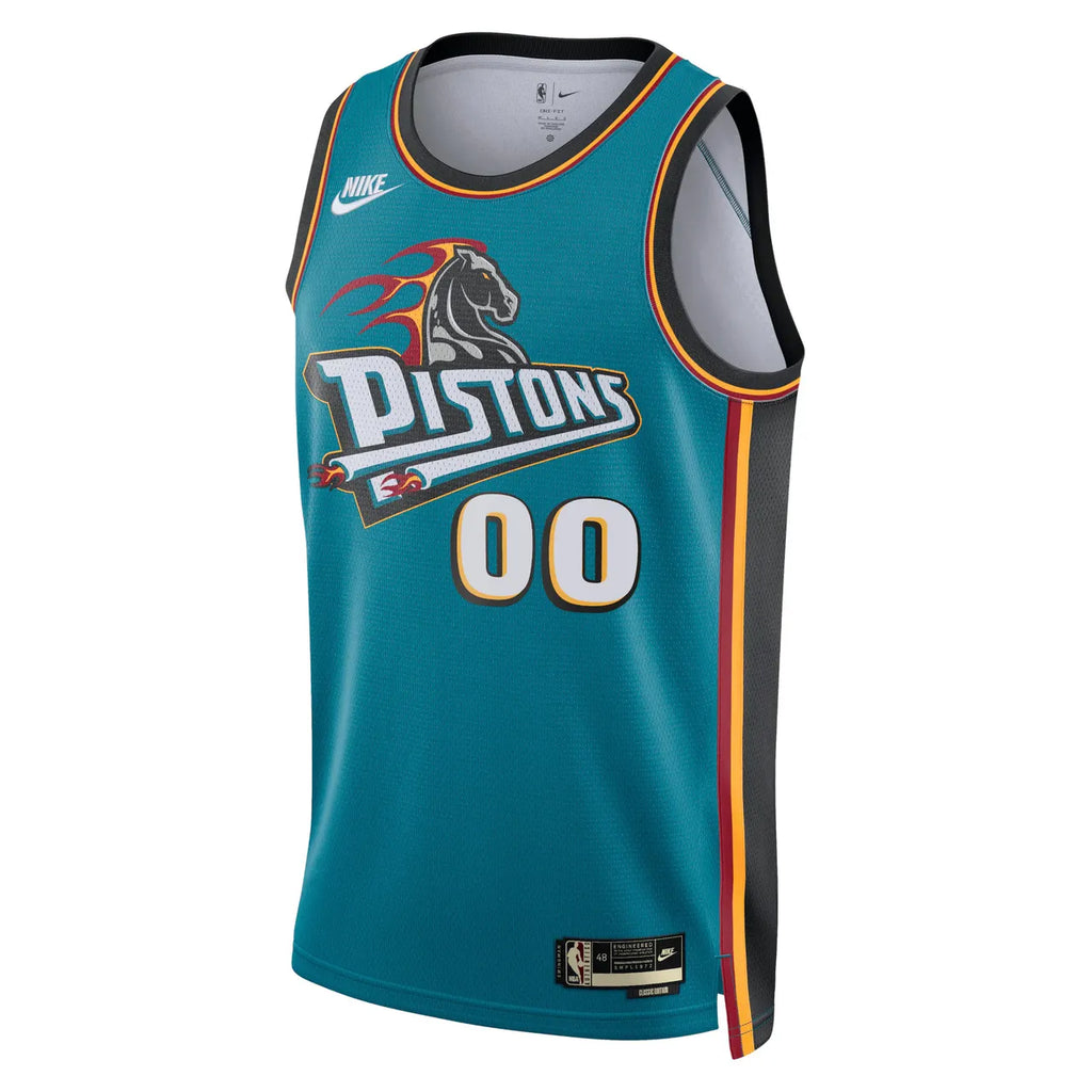 nike Pistons Teal Custom Jersey - Hình 3