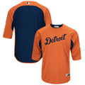 Detroit Tigers Orange Navy Raglan