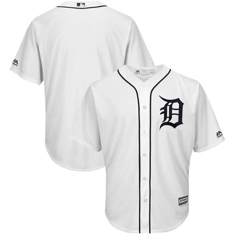 Majestic Detroit Tigers White Jersey