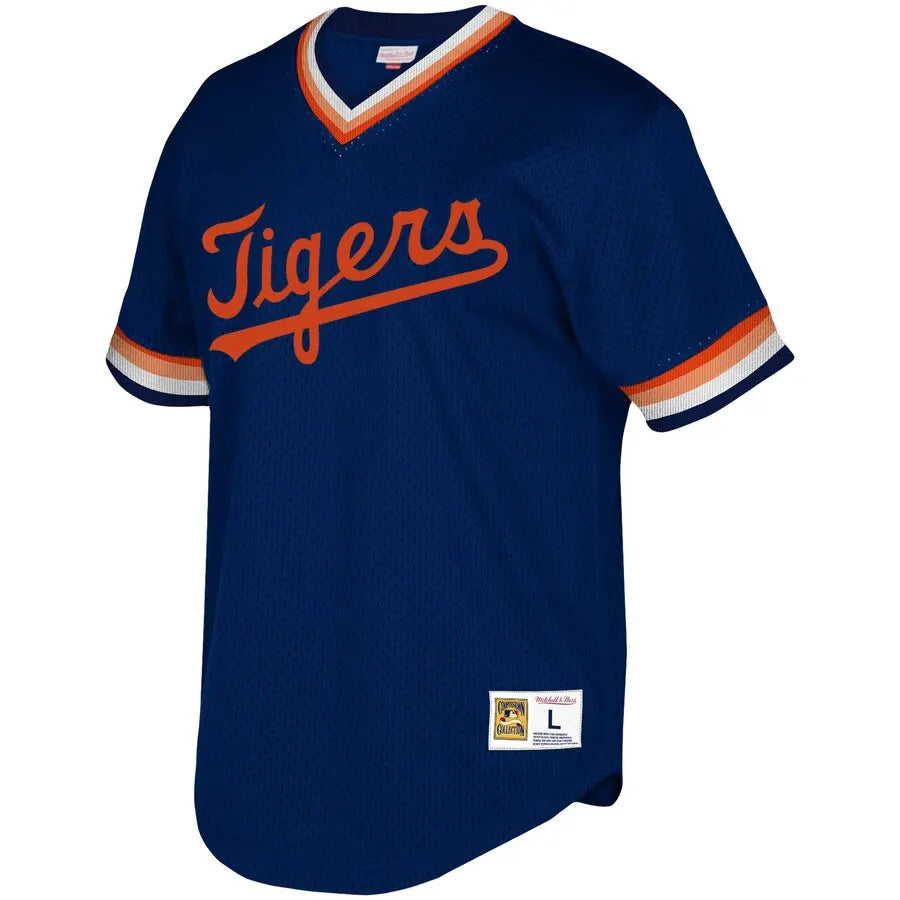 mitchell Detroit Tigers Navy Jersey - Hình 2