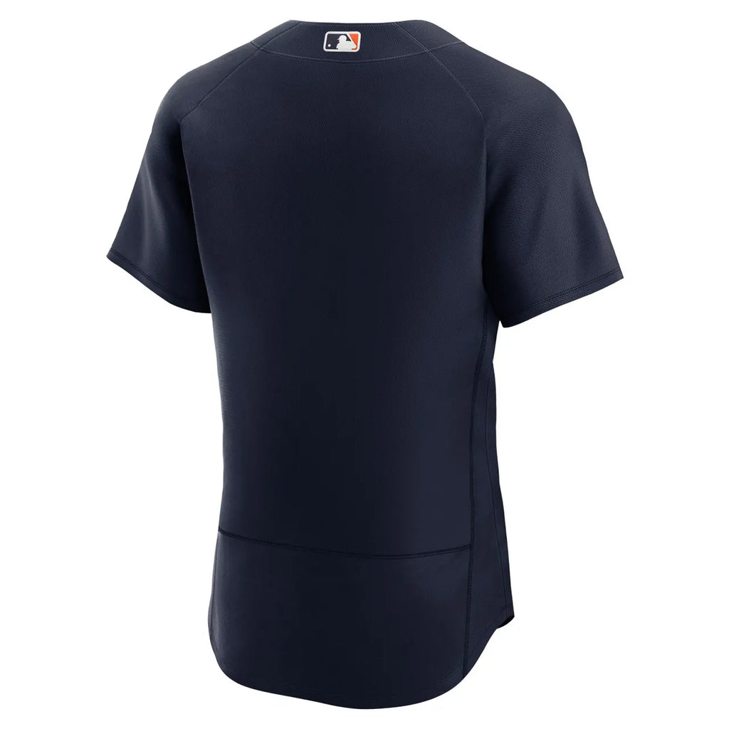 authentic Nike Detroit Tigers Navy Jersey - Hình 3