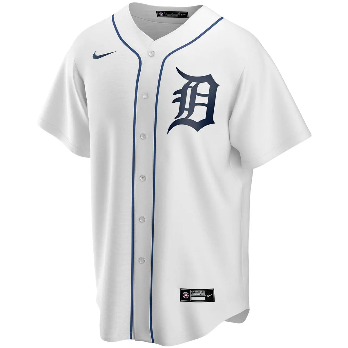 personalized Nike Tigers White Custom Jersey - Hình 2