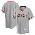 nike Tigers Gray Cooperstown Jersey