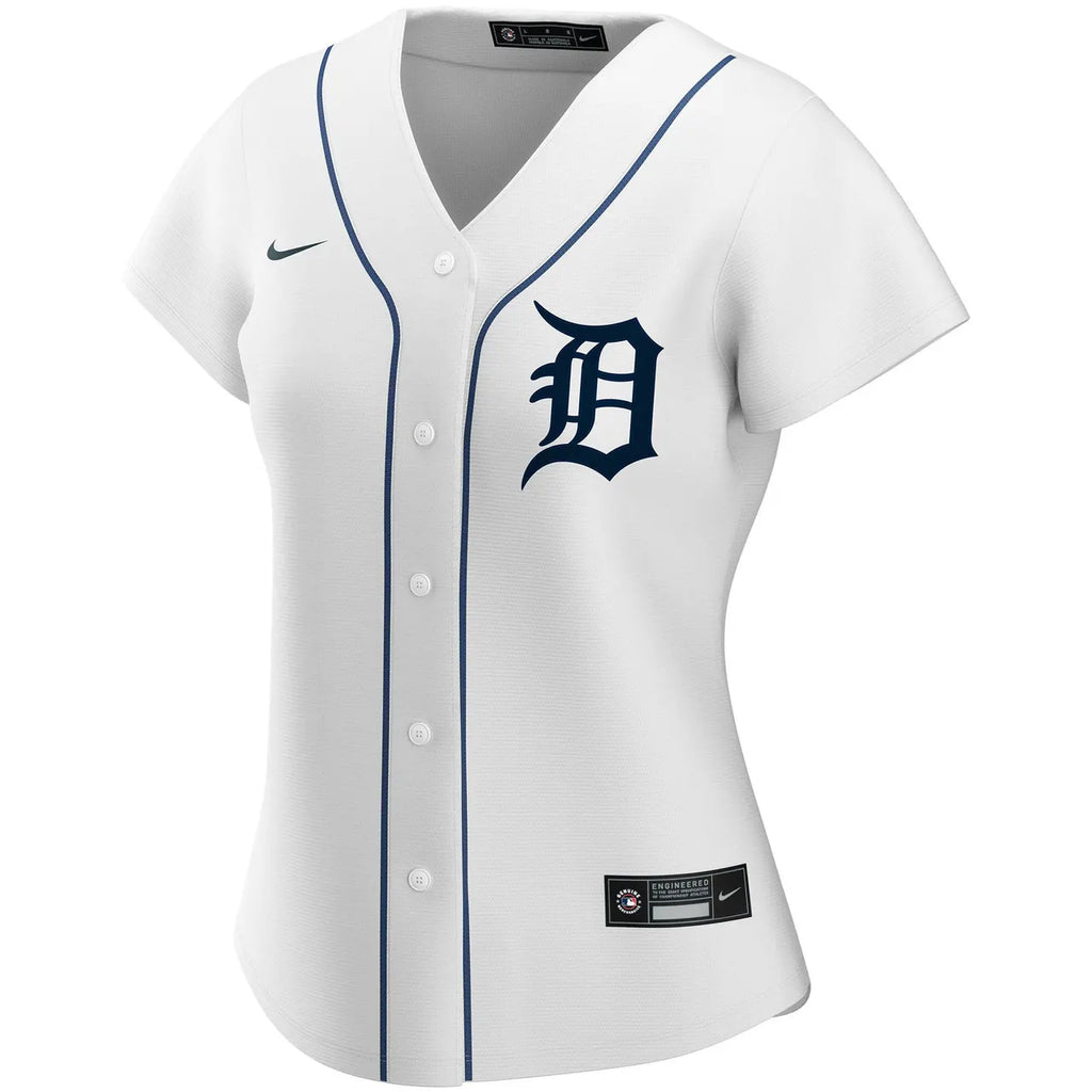Tigers White Custom Jersey nike - Hình 3